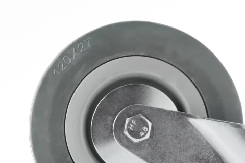 SChg 55 Аппаратное колесо 120 мм (под болт, поворотн., подш. скольж.)