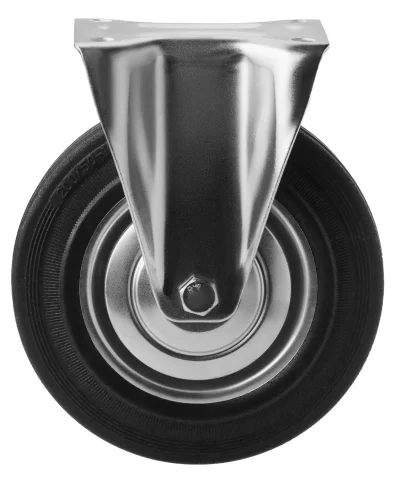 FC 80 - Промышленное колесо 200 мм (площадка, неповоротн., черн. рез., роликоподш.)